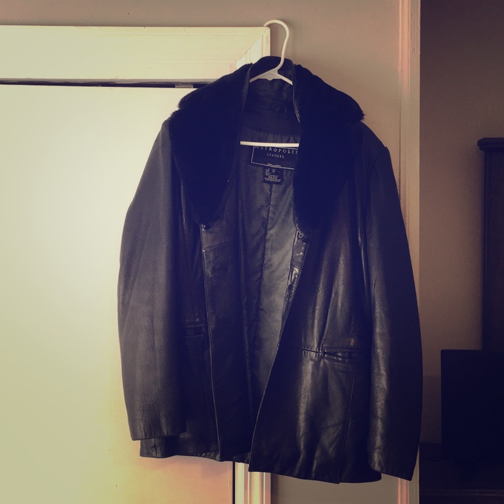 ❗️💲⬇️ Genuine Leather Coat